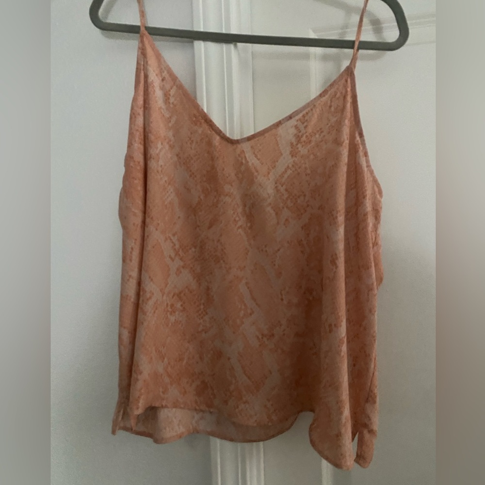 Satin tank top